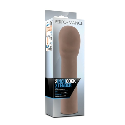 Performance 3 inch Cock Xtender Brown
