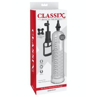 Classix XL Penis Stimulation Pump - Clear