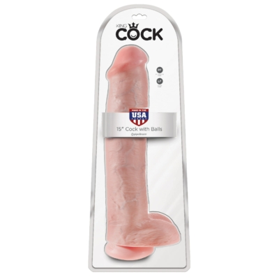 King Cock 15 inch Cock With Balls