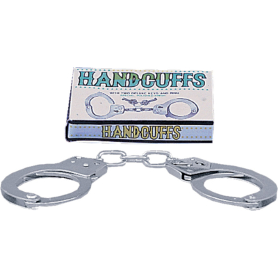Large Metal Handcuffs With Keys